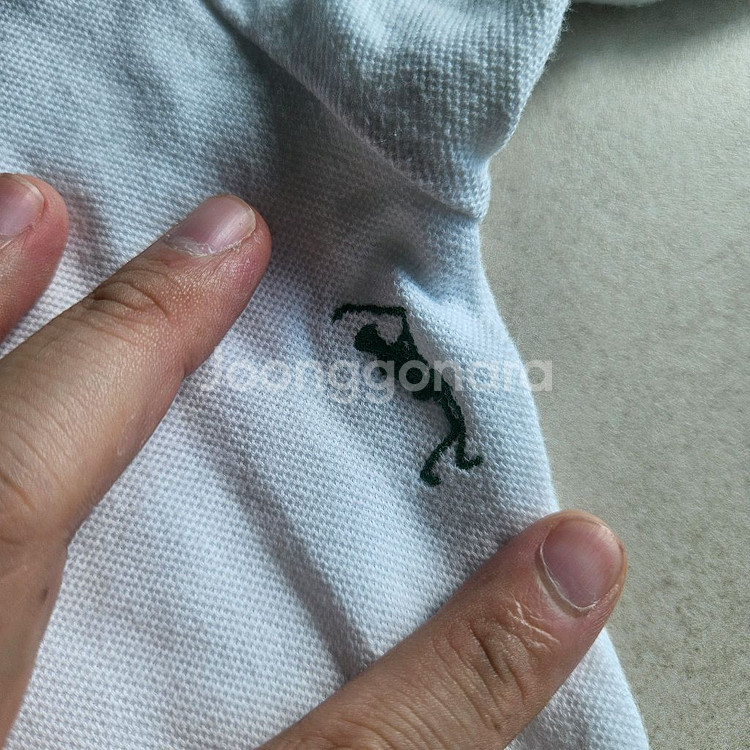 마크앤로나 골프 반팔 카라티 화이트--6