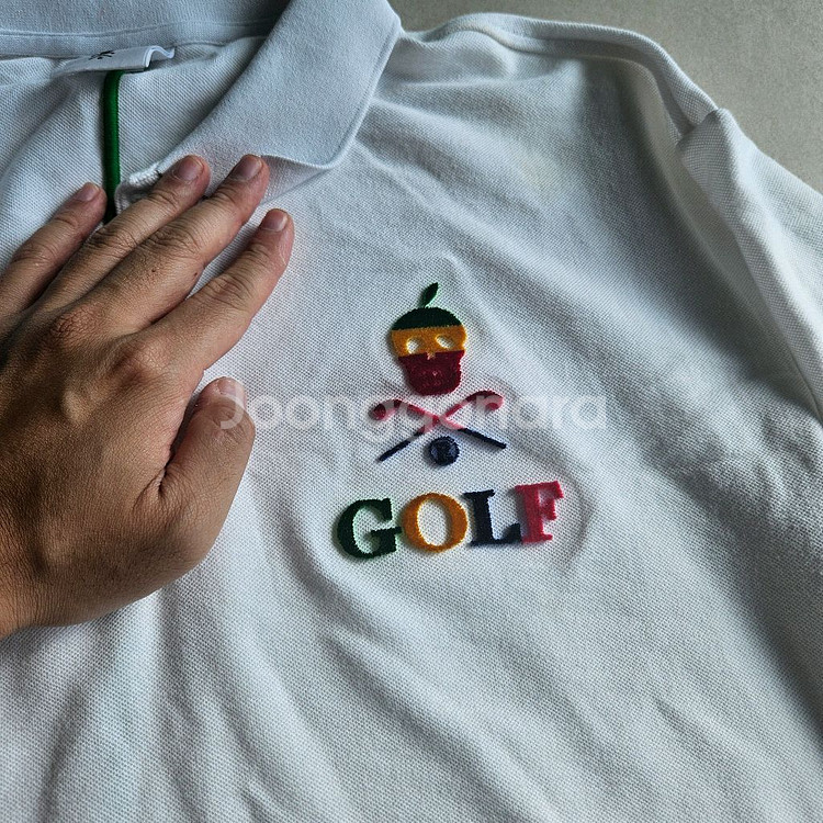 마크앤로나 골프 반팔 카라티 화이트--1