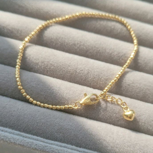 18k 골드 볼 팔찌