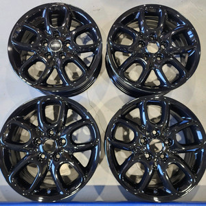 미니쿠퍼 16인치 휠, 미니 16인치 휠, 미니 꽃빵 블랙 16인치 휠