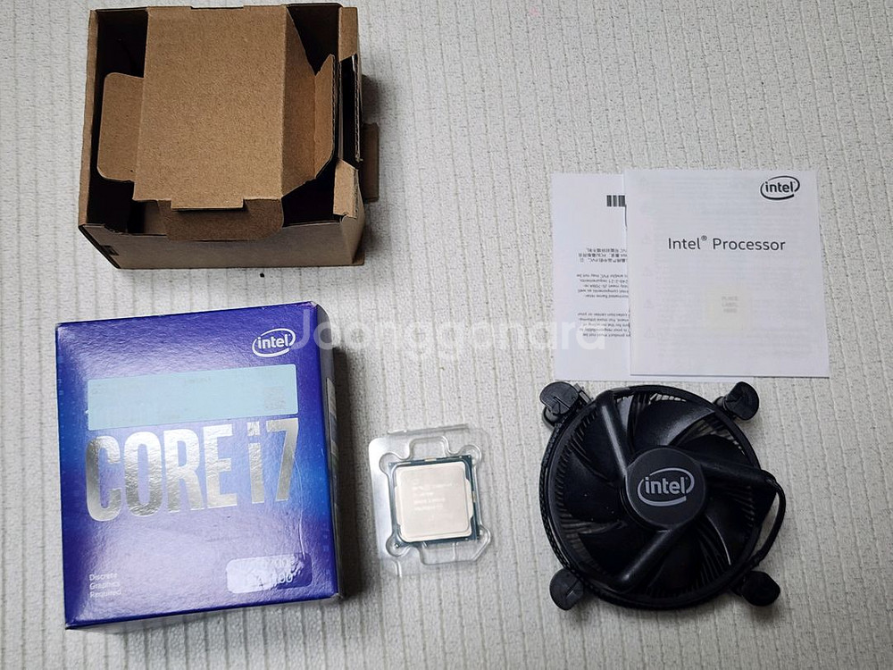 인텔 i7-10700F 10세대 cpu 판매--0
