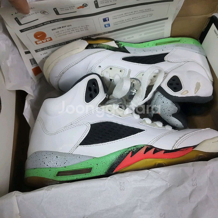 나이키 조던 5 레트로 스페이스잼 농구화 운동화 235--6