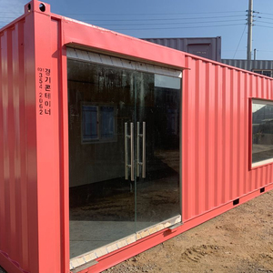 중고컨테이너 3*9 사무실, 바닥데코타일