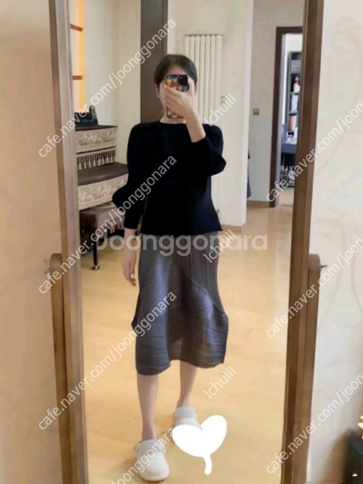 이세이미야케 콘크리션 니트탑--1