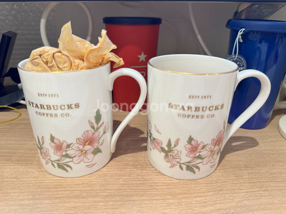 스타벅스 20 무궁화 머그 340ml 2개--0