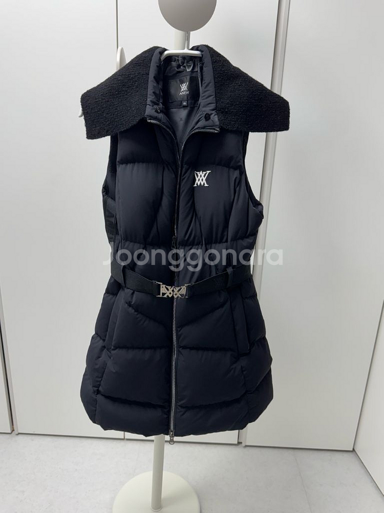 어뉴 롱 베스트 패딩--0