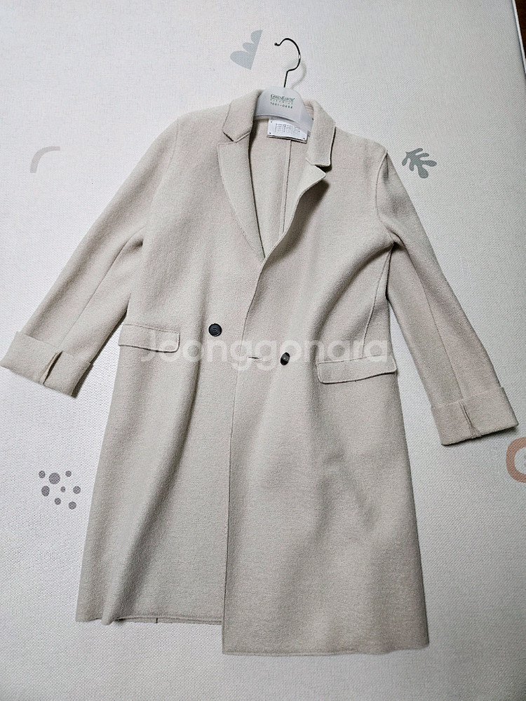 Harris Wharf London 버진울 아이보리 코트 42--0