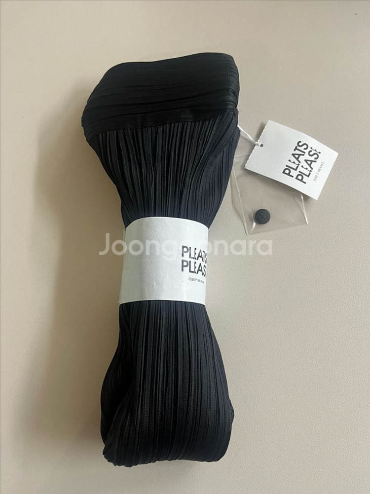 플리츠플리즈 베이직셔츠 블랙 3 새상품--1