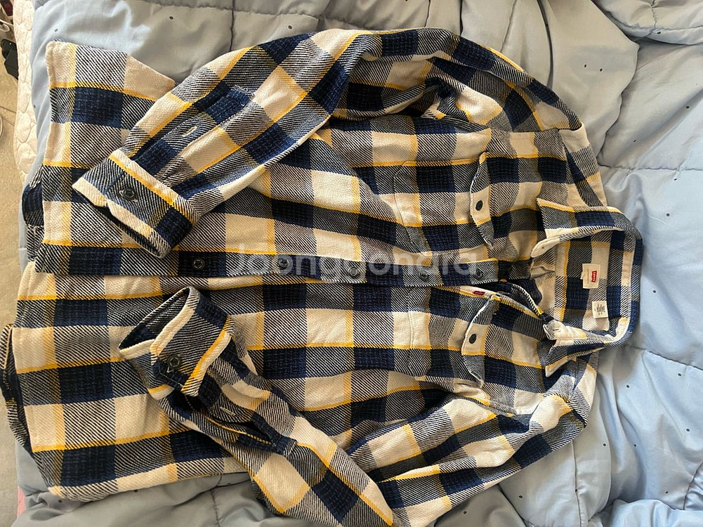 리바이스 체크 셔츠 105 XL 디키즈 바지 34인치--0