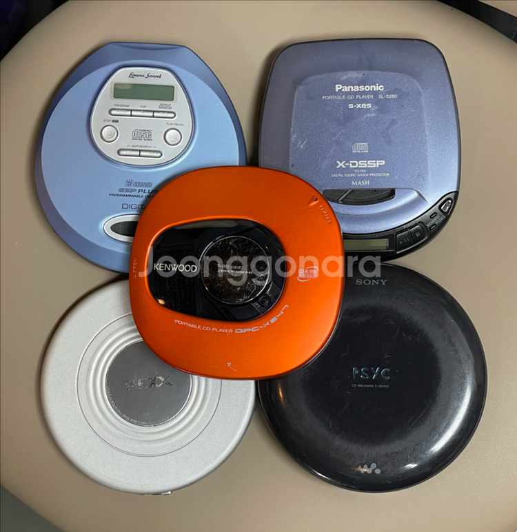 CD플레이어 Sony/Panasonic/Kenwood 5대 일괄--0