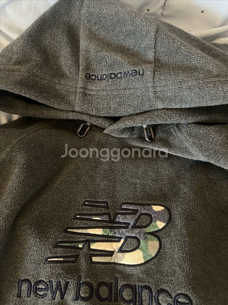 뉴발란스 후리스 후드티--1