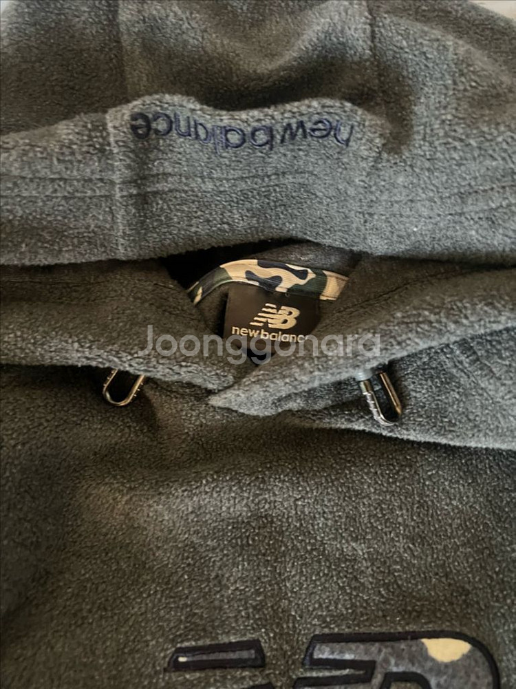 뉴발란스 후리스 후드티--2