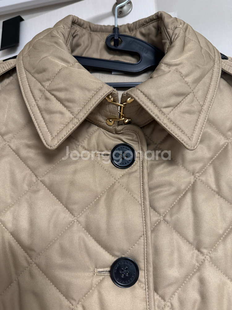 버버리 프랭크비 퀼팅 자켓 (베이지 S)--2