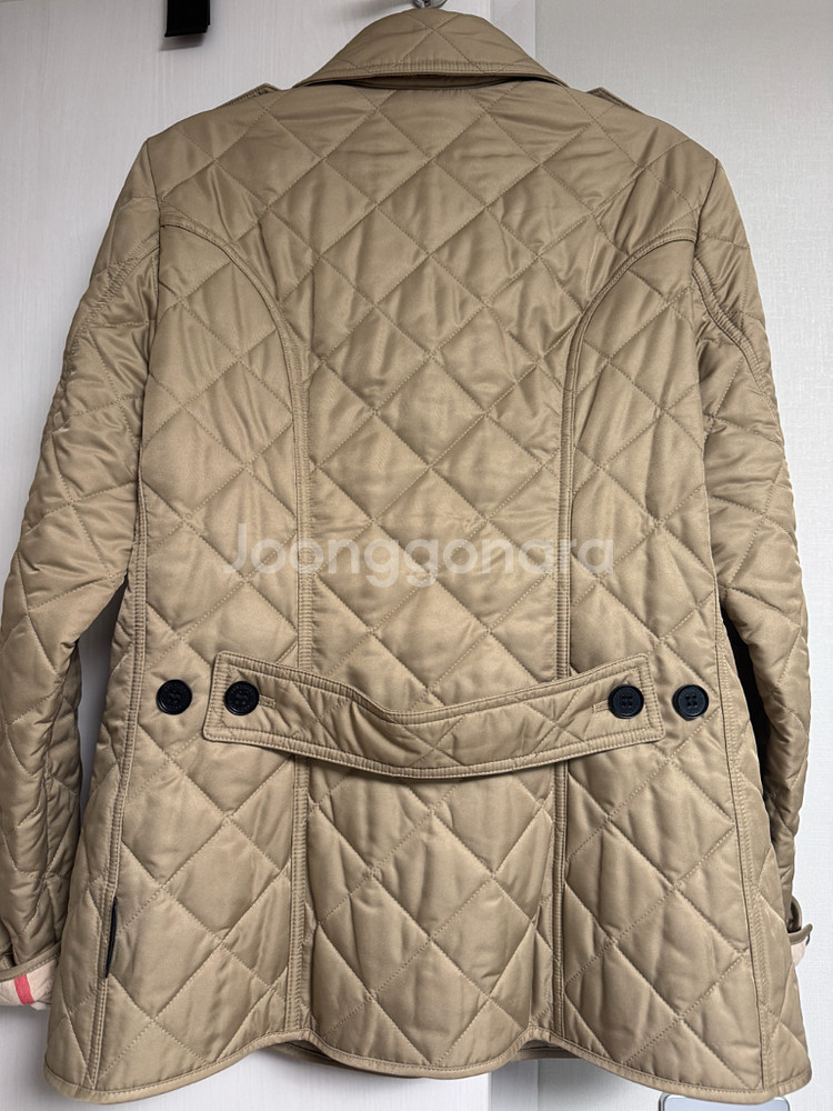 버버리 프랭크비 퀼팅 자켓 (베이지 S)--1