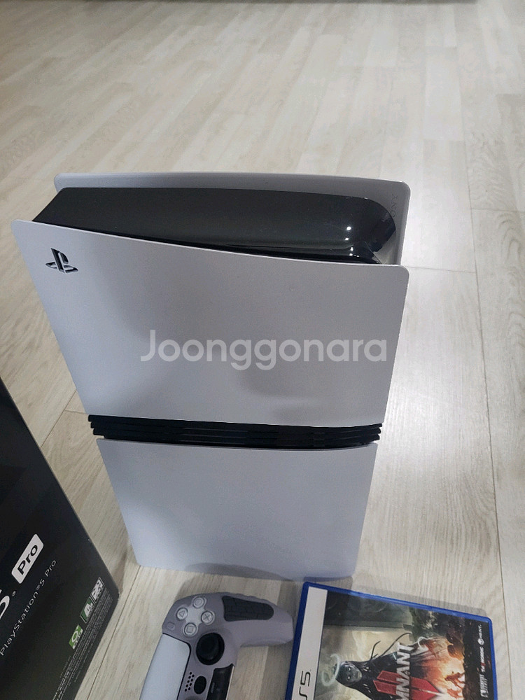 PS5 Pro 디스크 드라이브 게임2개--2