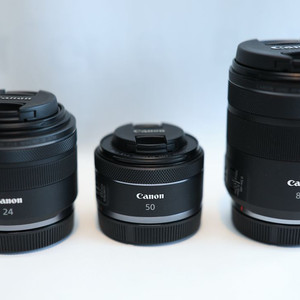 캐논 RF 24mm f1.8, 85mm f2