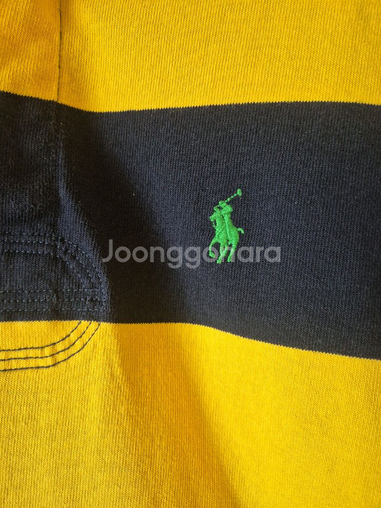 폴로 랄프로렌 꿀벌럭비티셔츠 L사이즈--1