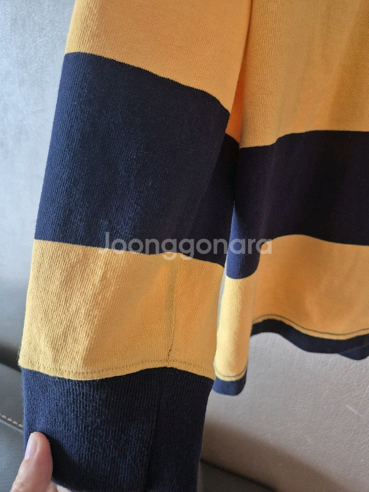 폴로 랄프로렌 꿀벌럭비티셔츠 L사이즈--5