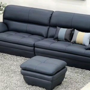 스칼렛 4인 가죽소파 - 5만원