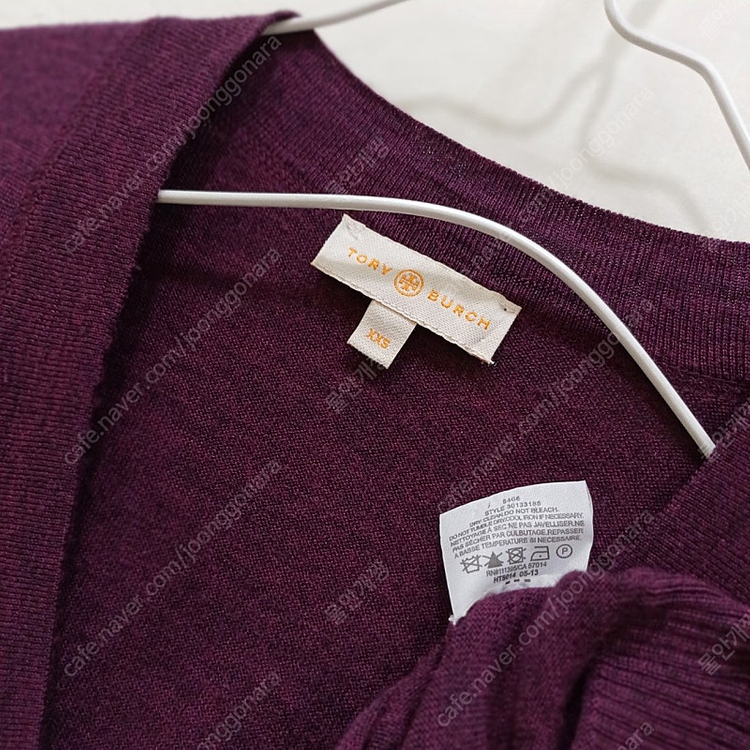 토리버치 메리노 울 니트 가디건 여성 XXS 사랑봉봉--3