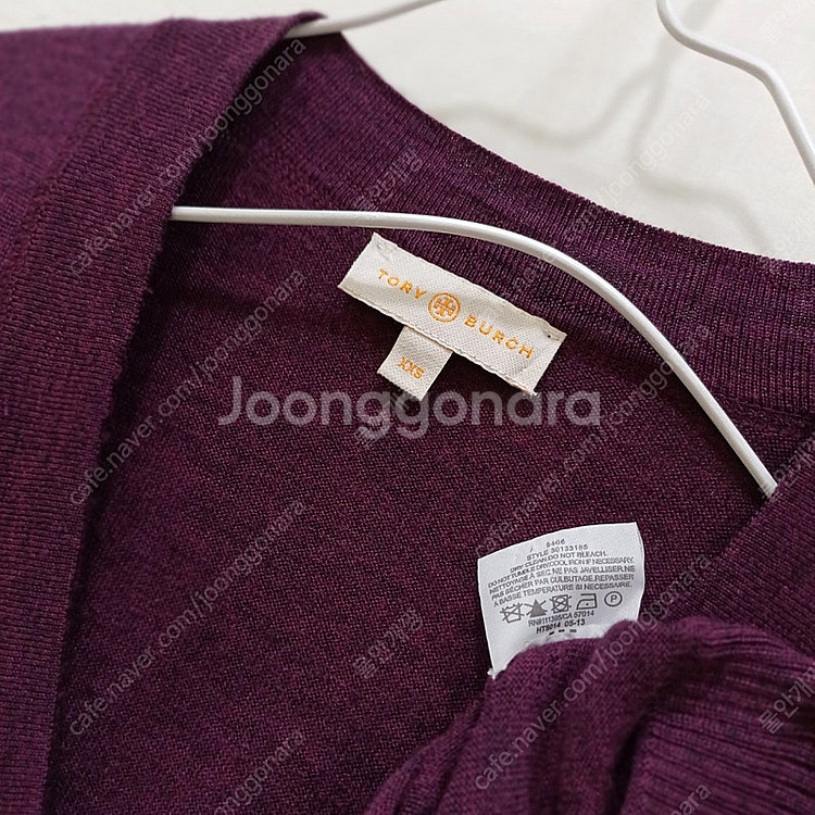 토리버치 메리노 울 니트 가디건 여성 XXS 사랑봉봉--3