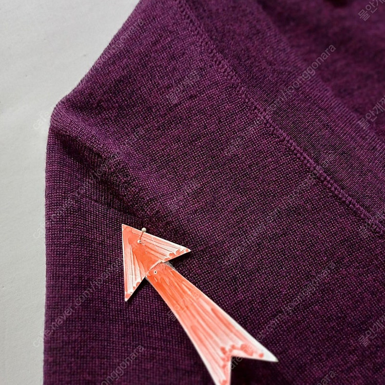 토리버치 메리노 울 니트 가디건 여성 XXS 사랑봉봉--5