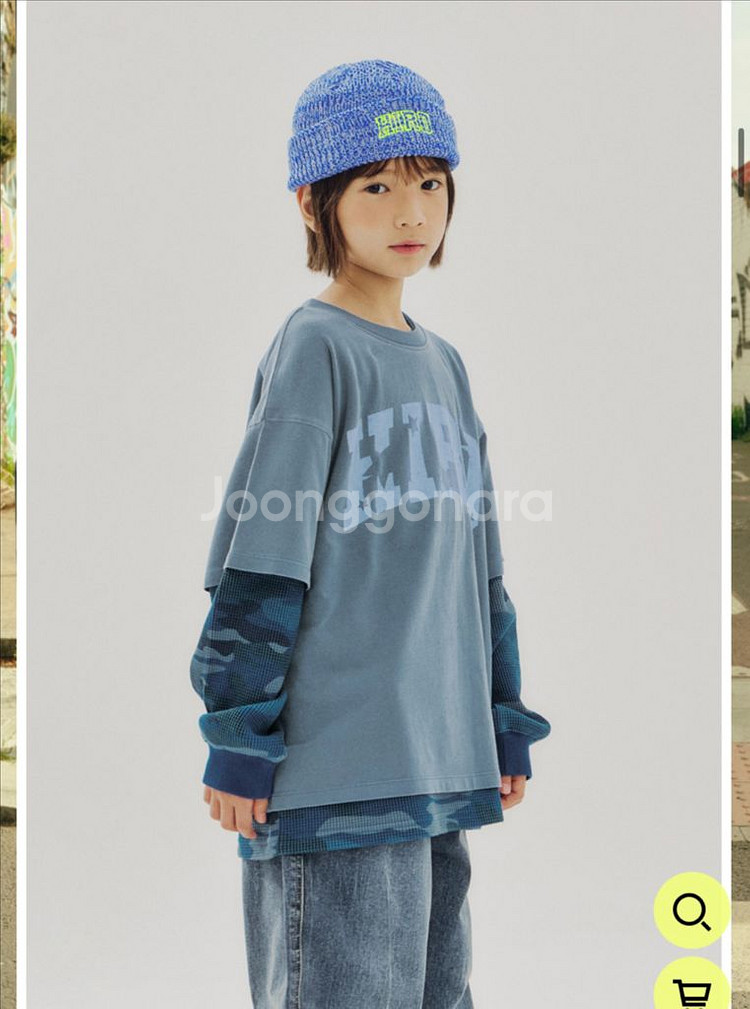 히로 와플 티셔츠 블루 130, 7주년 티셔츠 블루 140--0