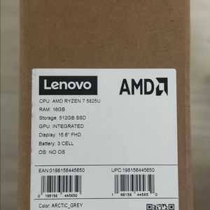 레노버 아이디어패드 Slim3 5825U 노트북 미개봉