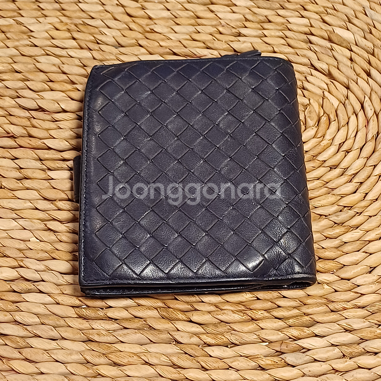 보테가베네타 안트레치아토 이중 지퍼반지갑--2