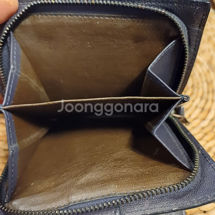 보테가베네타 안트레치아토 이중 지퍼반지갑--5