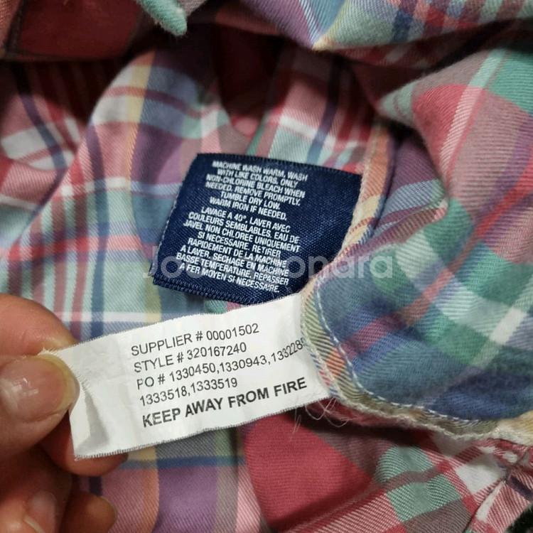 폴로 랄프로렌 키즈 체크 셔츠,남방 24M, 110605--4