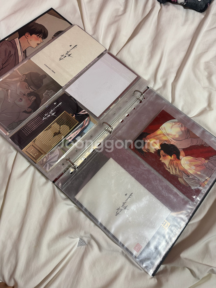 야화첩 바인더 외 지류굿즈--8