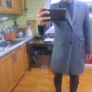 LONE 정욱준디자이너 맞춤 남성 모 코트 사이즈 100