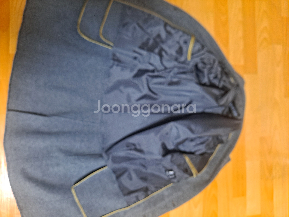 LONE 정욱준디자이너 맞춤 남성 모 코트 사이즈 100--5