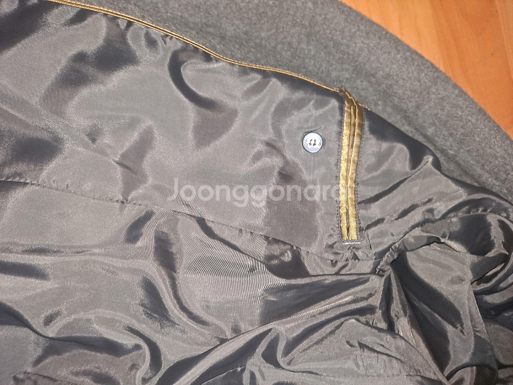 LONE 정욱준디자이너 맞춤 남성 모 코트 사이즈 100--4