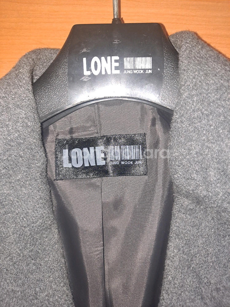 LONE 정욱준디자이너 맞춤 남성 모 코트 사이즈 100--8