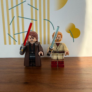 스타워즈 커스텀 레고(앱노멀 아나킨, 오비완) 미니 피규어