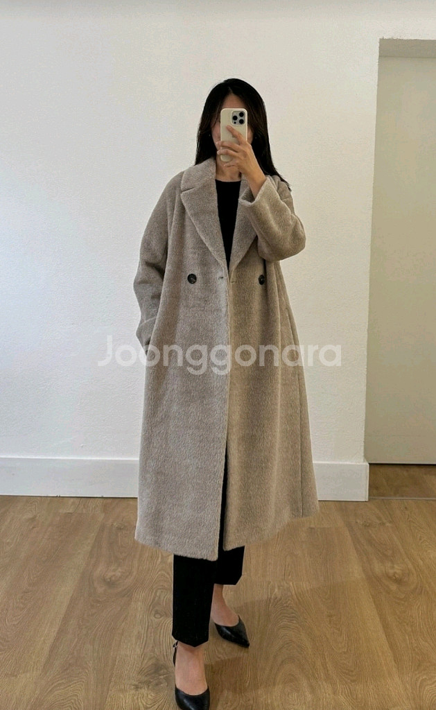 막스마라 알파카코트 자이르 36사이즈 새상품급--2