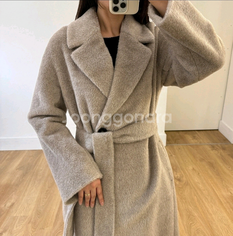 막스마라 알파카코트 자이르 36사이즈 새상품급--1