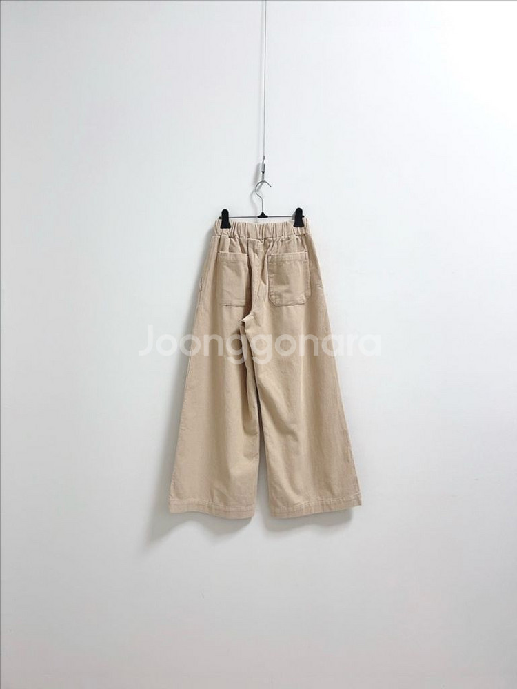 데뮤즈 크림 코듀로이 팬츠--4