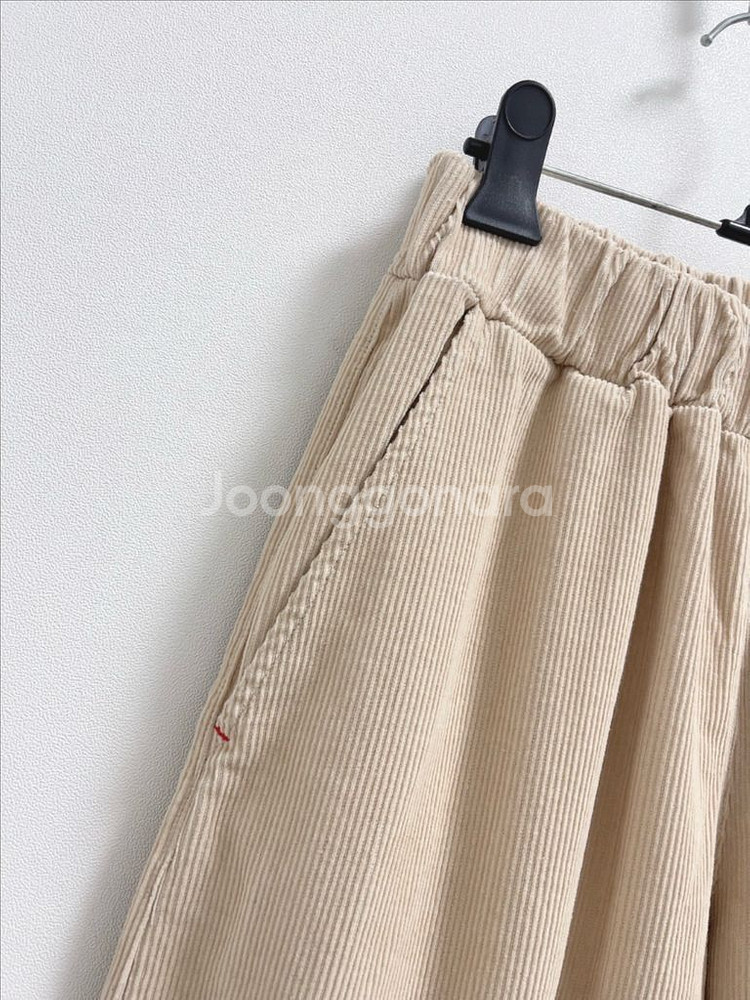 데뮤즈 크림 코듀로이 팬츠--2