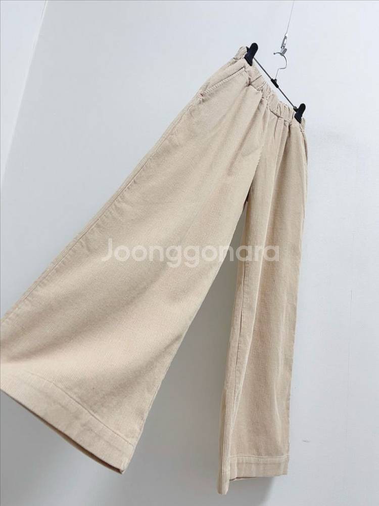 데뮤즈 크림 코듀로이 팬츠--3