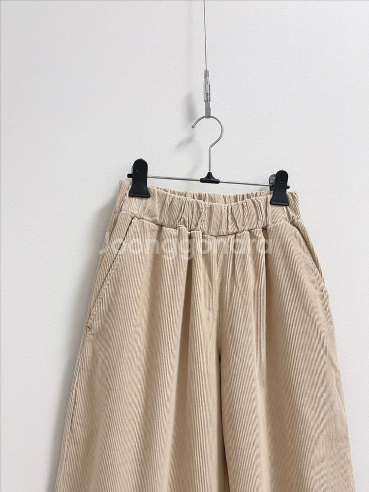 데뮤즈 크림 코듀로이 팬츠--1