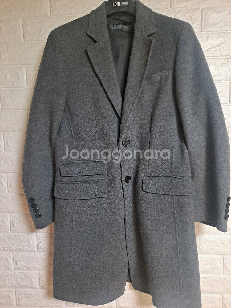 LONE 정욱준디자이너 맞춤 남성 모 코트 사이즈 100--10