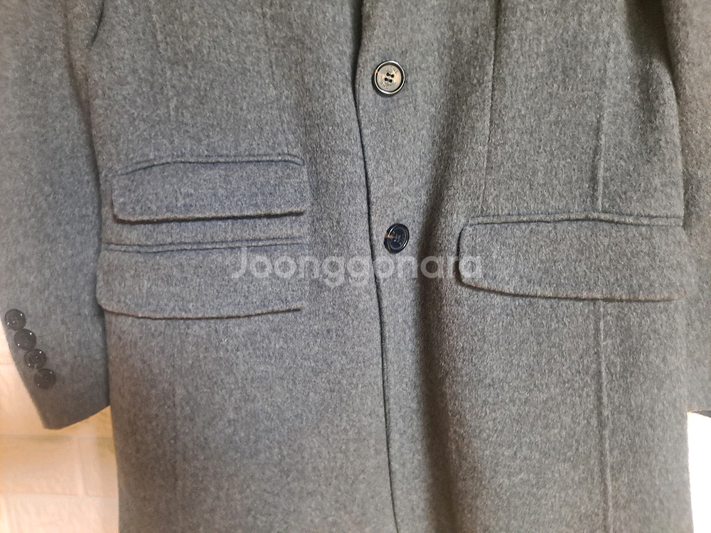 LONE 정욱준디자이너 맞춤 남성 모 코트 사이즈 100--13