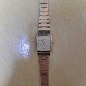 금장 세이코 쿼츠 사각 빈티지 여성 손목시계