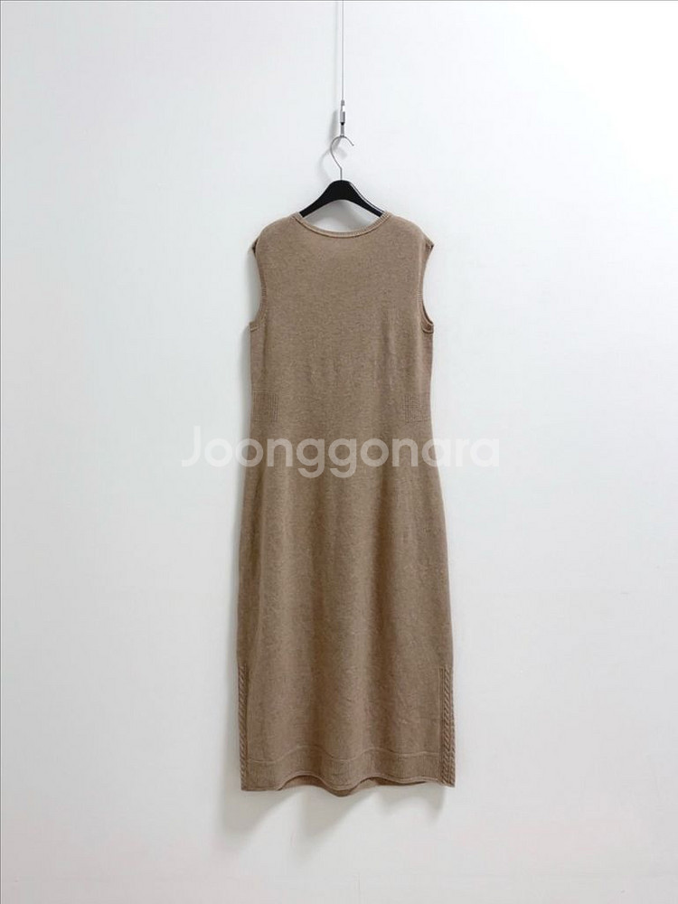 오즈세컨 울 캐시미어 니트 원피스--4