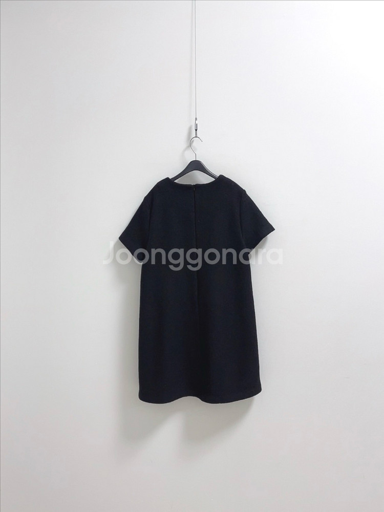 maimui 블랙 트위드 미니 원피스--5