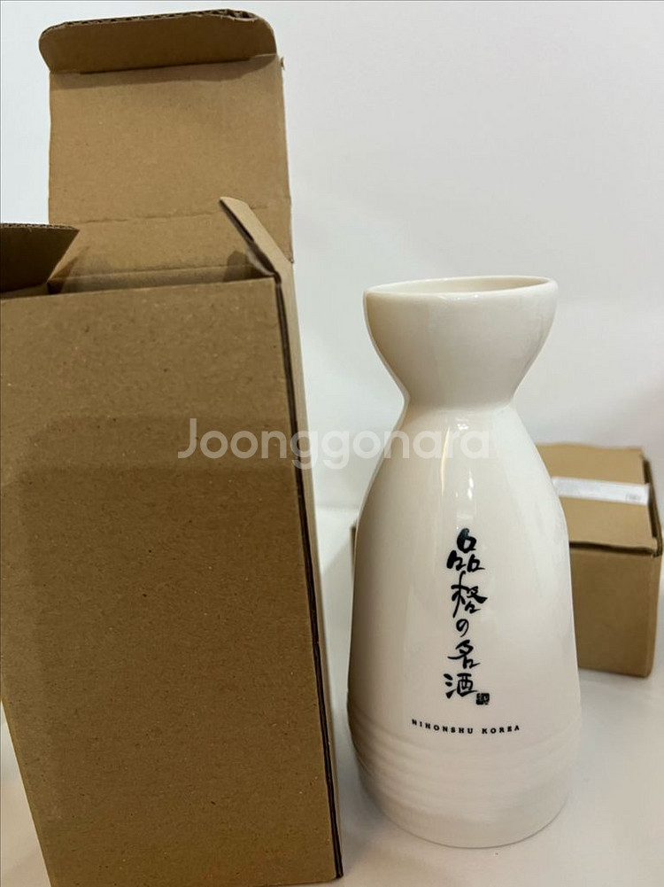 새상품) 니혼슈 도쿠리 술병+ 사케잔세트(8개)--0