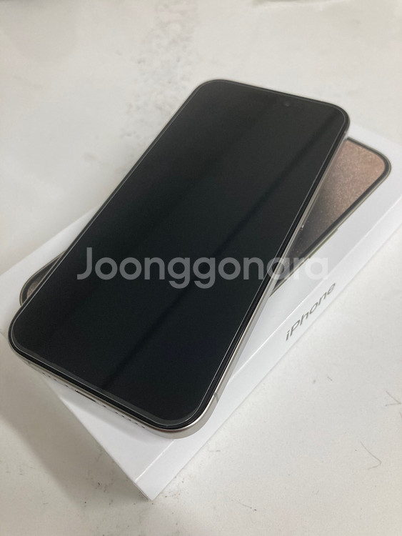 ***** [팝니다] 애플 아이폰15프로 / 512GB / 홍콩 자급제 / 듀얼 유심 / 무음 *****--0